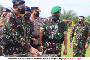 Batalyon C Sat Brimob Aceh Selatan Pindah ke Nagan Raya