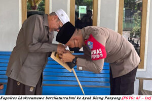 Kapolres Silaturrahmi ke Ayah Blang Panyang