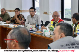 Ruas Jalan Nasional di Sabang Ditingkatkan