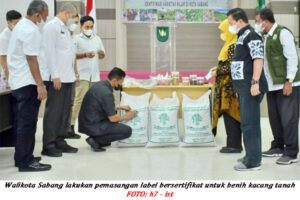 Salak Sabang di Patenkan Kacang dapat Lebel Biru