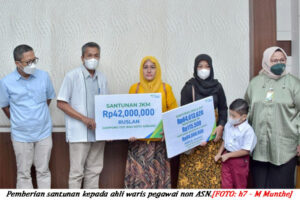 Pegawai Non ASN Sabang Dapat Santunan Kematian