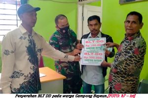 76 KK Warga Bayeun Terima BLT DD Januari-Maret