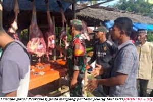 Meugang Pertama Idulfitri di Peureulak