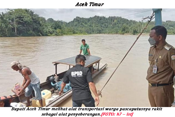 Rakit Putus, Transportasi Masyarakat Simpang Jernih Terganggu