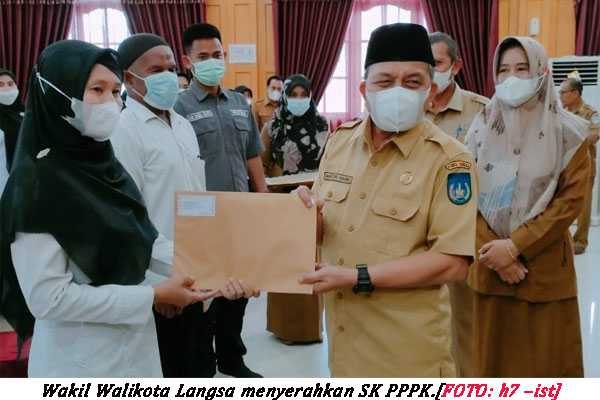 Wawalkot Langsa Sumpah PPPK Formasi 2019 & 2021