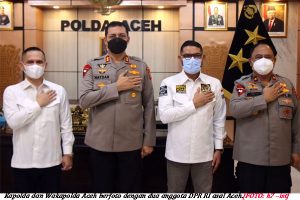 Dua Anggota Komisi III DPR RI Temui Kapolda Aceh