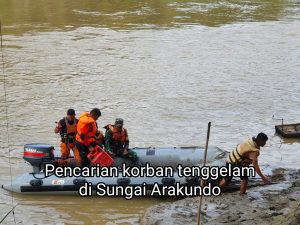 Pencarian Pelajar Tenggelam di Arakundo Dilanjut