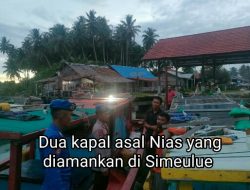 Dua Kapal Asal Nias Tak Miliki Dokumen Diamankan Polisi di Simeulue