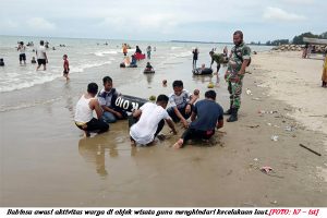 Pengunjung Pantai Peudawa Diminta Hati-hati