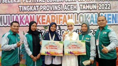 SMKN 1 Langsa Rebut 2 Gelar Juara FLS2N se Aceh