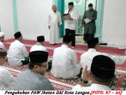 Pengurus PAW Ikatan Da’i Kota Langsa Dikukuhkan