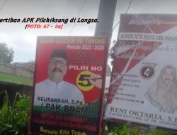 Memasuki Minggu Tenang Pilchiksung Serentak, APK Kandidat Geuchik di Sterilkan