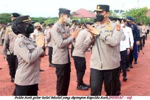 Polda Aceh Gelar Halal Bihalal di Mapolda