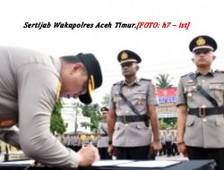 Kompol Ferdi Dakio Jabat Wakapolres Aceh Timur
