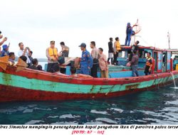 Tiga Kapal asal Sibolga Ditangkap Polisi