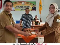 Camat Banda Mulia dan Bendahara Tamiang di Ganti