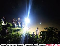 Pelajar SD Hanyut di Sungai Pangkalan