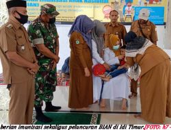 Imunisasi Balita Lewat BIAN Terus Digalakan