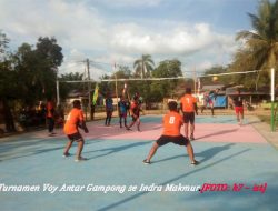 Turnamen Voli Antar Gampong se Indra Makmur Bergulir