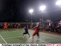 Badminton Diminati Warga Bukateja