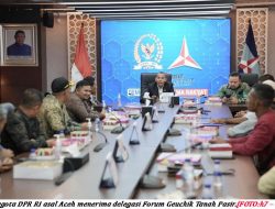 Delegasi Forum Geuchik Tanah Pasir Temui Anggota DPR RI asal Aceh