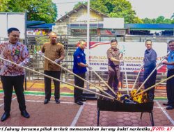 Kejari Sabang Musnahkan Barang Bukti Narkotika