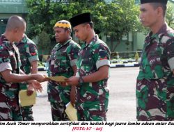 Koptu Ali Imron Juara Adzan antar Babinsa