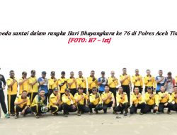 Polres Aceh Timur, Langsa dan Pijay Gelar Sepeda Santai