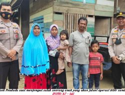 Dua Anak Bireuen Peserta Operasi Bibir Sumbing Dapat Perlakuan Istimewa dari Polisi