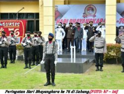 Peringatan Hari Bhayangkara ke-76 di Sabang