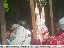 Meugang Hari Pertama IdulAdha, Harga Daging di Langsa Rp170 ribu/Kilogram