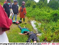 Pasutri Terperosok ke Selokan, Istri Meninggal Dunia