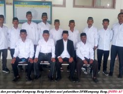 Ketua dan Pengurus DPRK Kung Resmi Dilantik