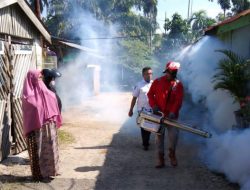Asrama TNI di Langsa di Fogging