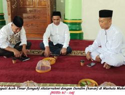 Pj Bupati Aceh Timur Silaturahmi ke Dandim