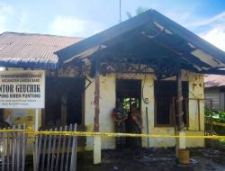 Kantor Geuchik Birem Puntong Terbakar