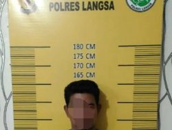 Pemuda Rantau Peureulak Digelandang Polisi Gara-gara Sabu