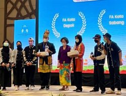 Forum Anak Kota Sabang Raih Penghargaan DAFA Award 2022