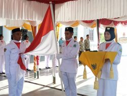 Anggota Paskibraka Aceh Jaya Dikukuhkan