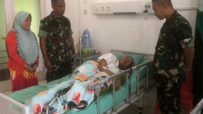 Dandim Aceh Timur Bezuk Veteran di Rumah Sakit