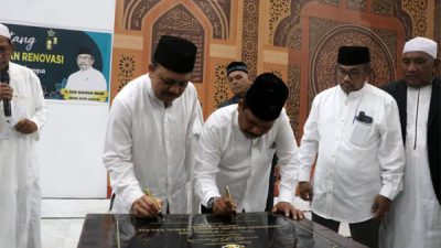 Masjid Darul Falah Langsa Direnovasi
