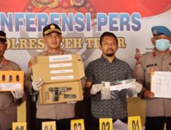 Dua Napi + Istri dan Pacar Tersangka Penyeludupan Senpi ke Lapas Idi