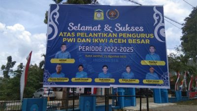 Dihadiri Pj Bupati, Besok Pengurus PWI Aceh Besar Dilantik