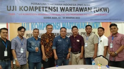 PWI Aceh Tambah 24 Wartawan Berkompeten