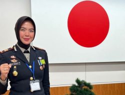 Polwan Cantik Polda Aceh AKP Vifa Studi Banding ke Jepang