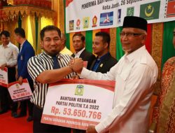 Parpol di Aceh Besar Dapat Bantuan Keuangan dari Pemerintah