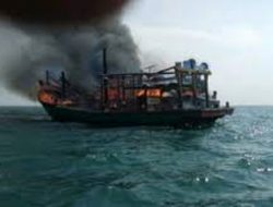 Tiga Kapal Asing Dimusnahkan di Aceh