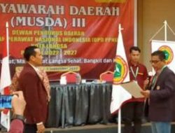 Syamsuri Terpilih Kembali Jadi Ketua PPNI Langsa