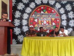 Baharuddin Kembali Pimpin Musara Gayo Langsa