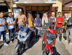 Kawanan IRT Penggelap Sepeda Motor Diringkus Polisi